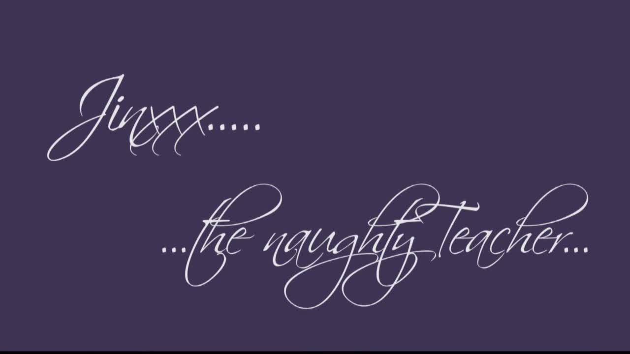 Pic #1Jinxxx ... The Naughty Teacher - Big Tits, Blonde, Lingerie, Masturbation, Toys, Shaved, Amateur, Women Using Dildos