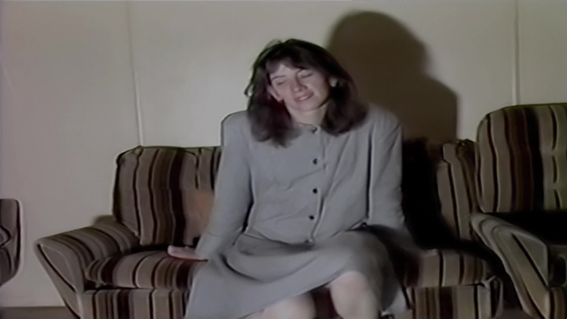 Pic #1Sue strips, then dildo's her hairless pussy.